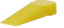 Cales jaunes 14° — sachet de 250 pièces — référence 145